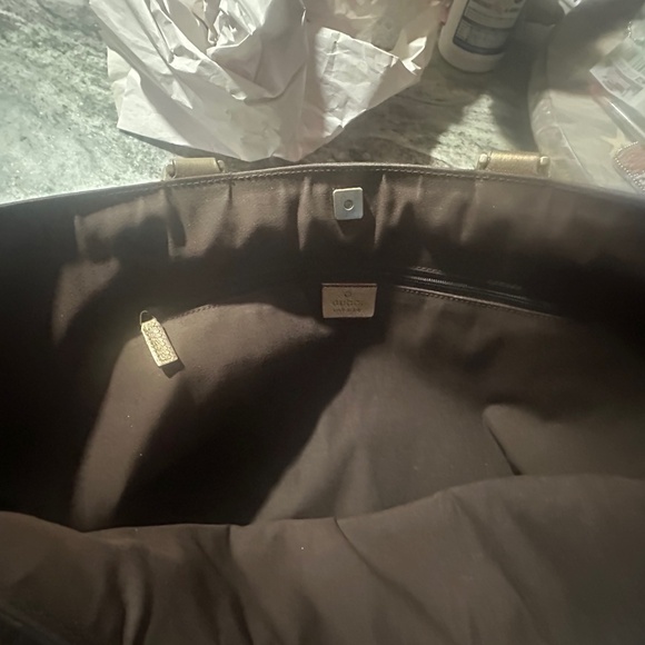 Gucci Abbey Shoulder Hand Bag Brown/Gold Leather Small Purse Vintage Authentic! - Picture 14 of 14